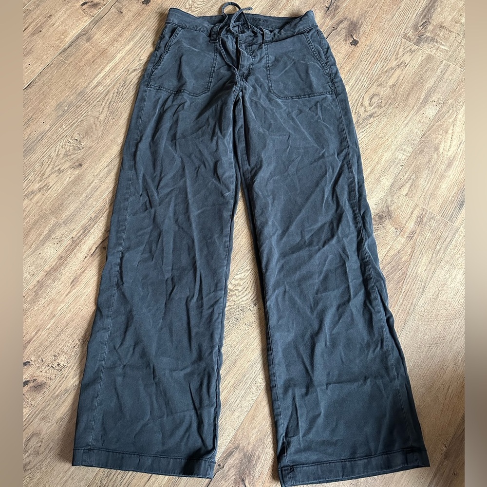 American Eagle Outfitters Charcoal Wide Leg Pants